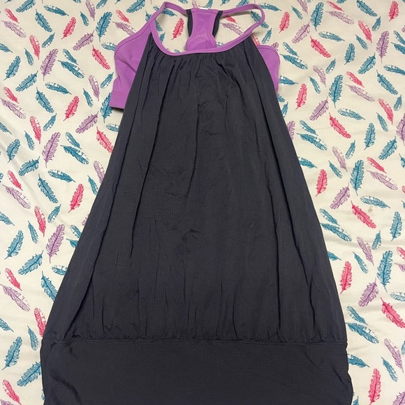 lululemon athletica Tops - Lululemon Gray and Purple Tank Top